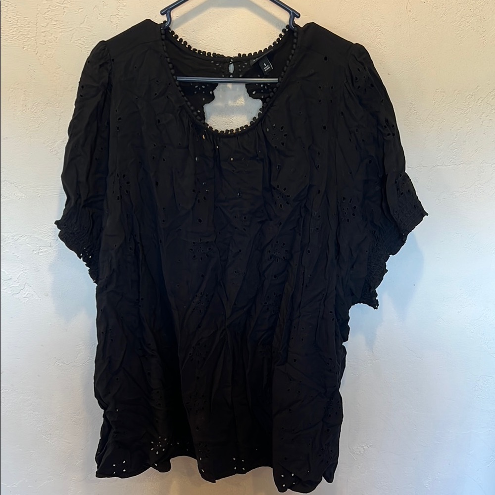 Elegant Black Women's Top